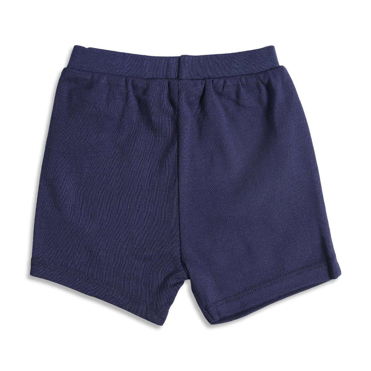 Baby Boys Navy Blue and Red Cotton Striped Shorts Pack of 2 Regular Fit Casual Bottom Wear