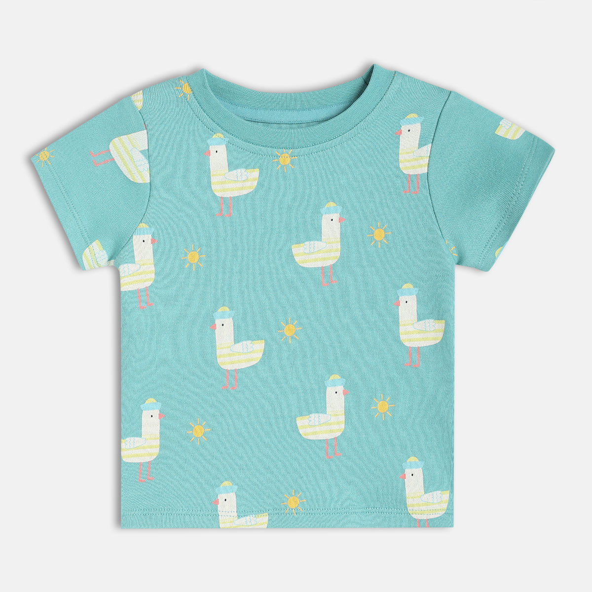 Boys Blue/Yellow Short Sleeve T-Shirt
