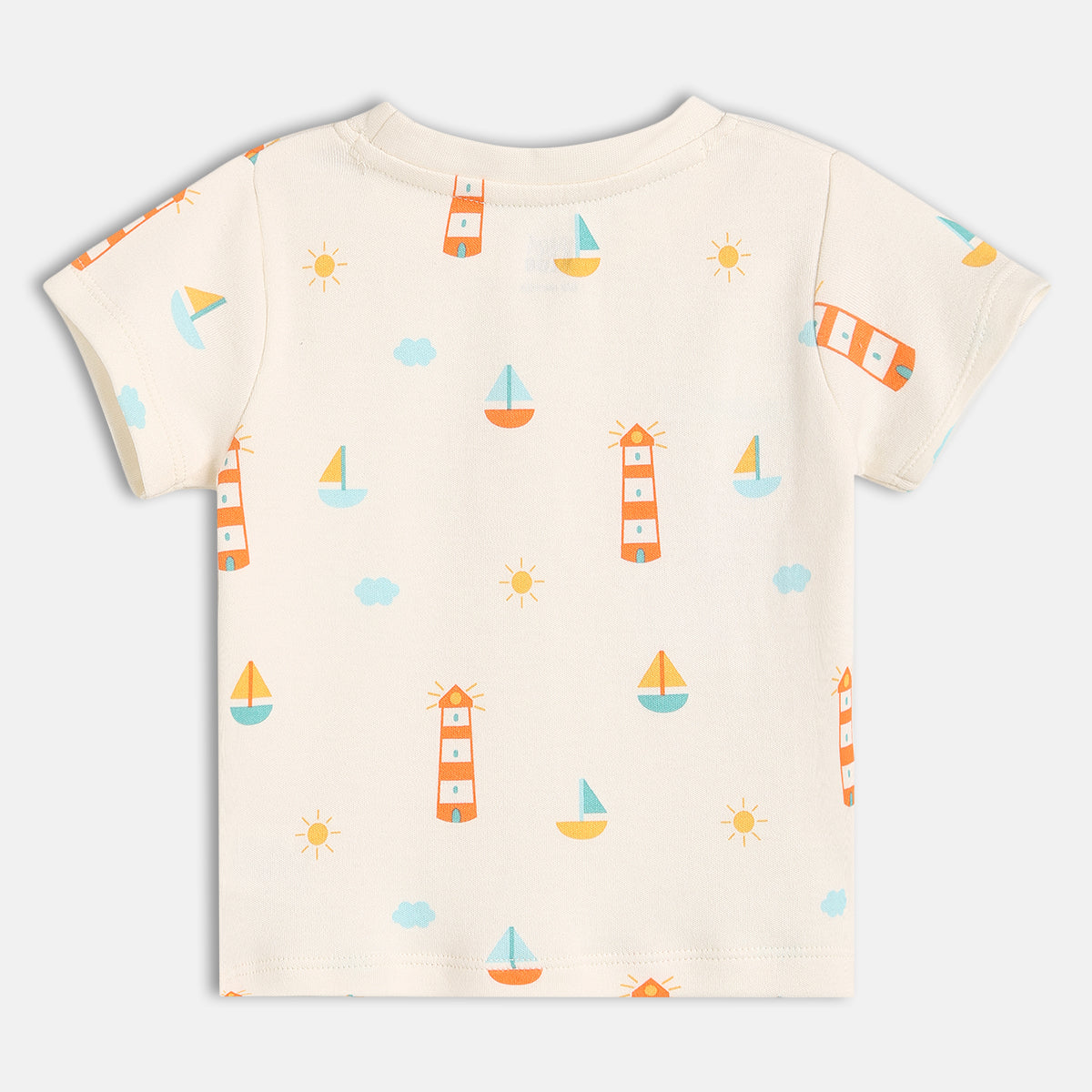 Boys White/Blue T-Shirt