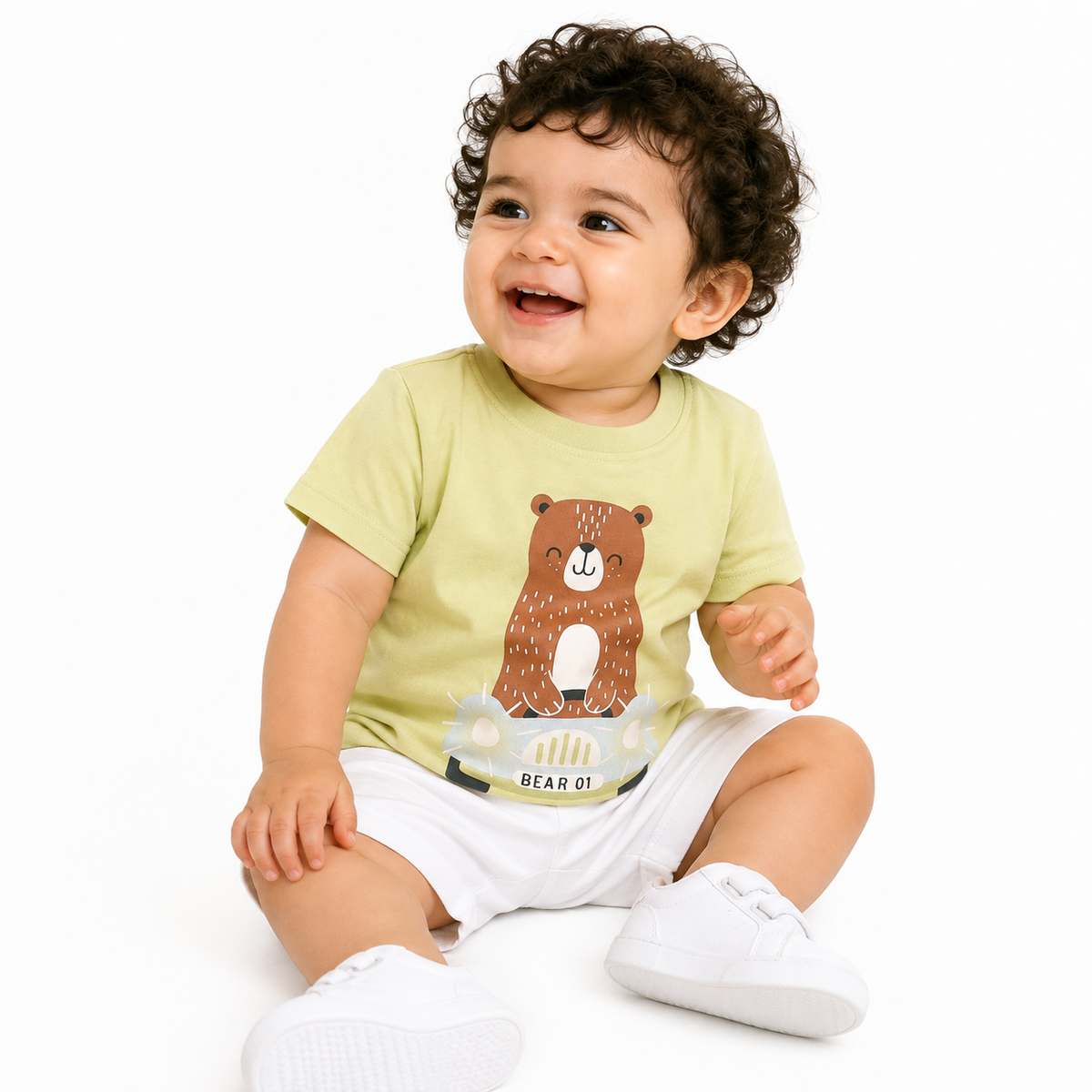 Boys Green/Red Short Sleeve T-Shirt