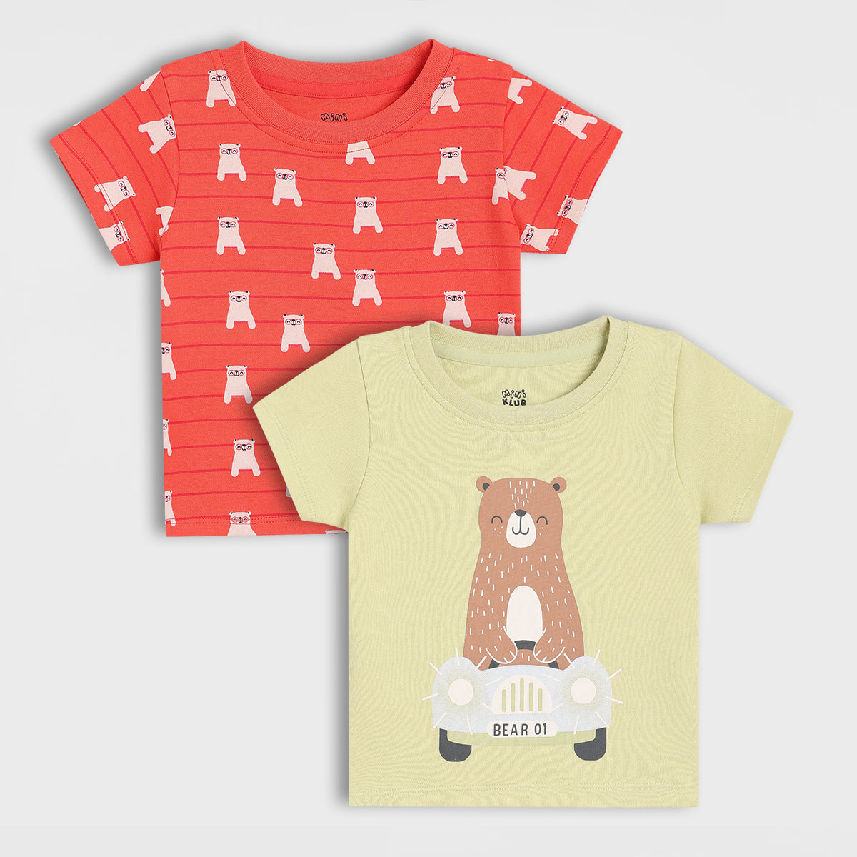 Boys Green/Red Short Sleeve T-Shirt