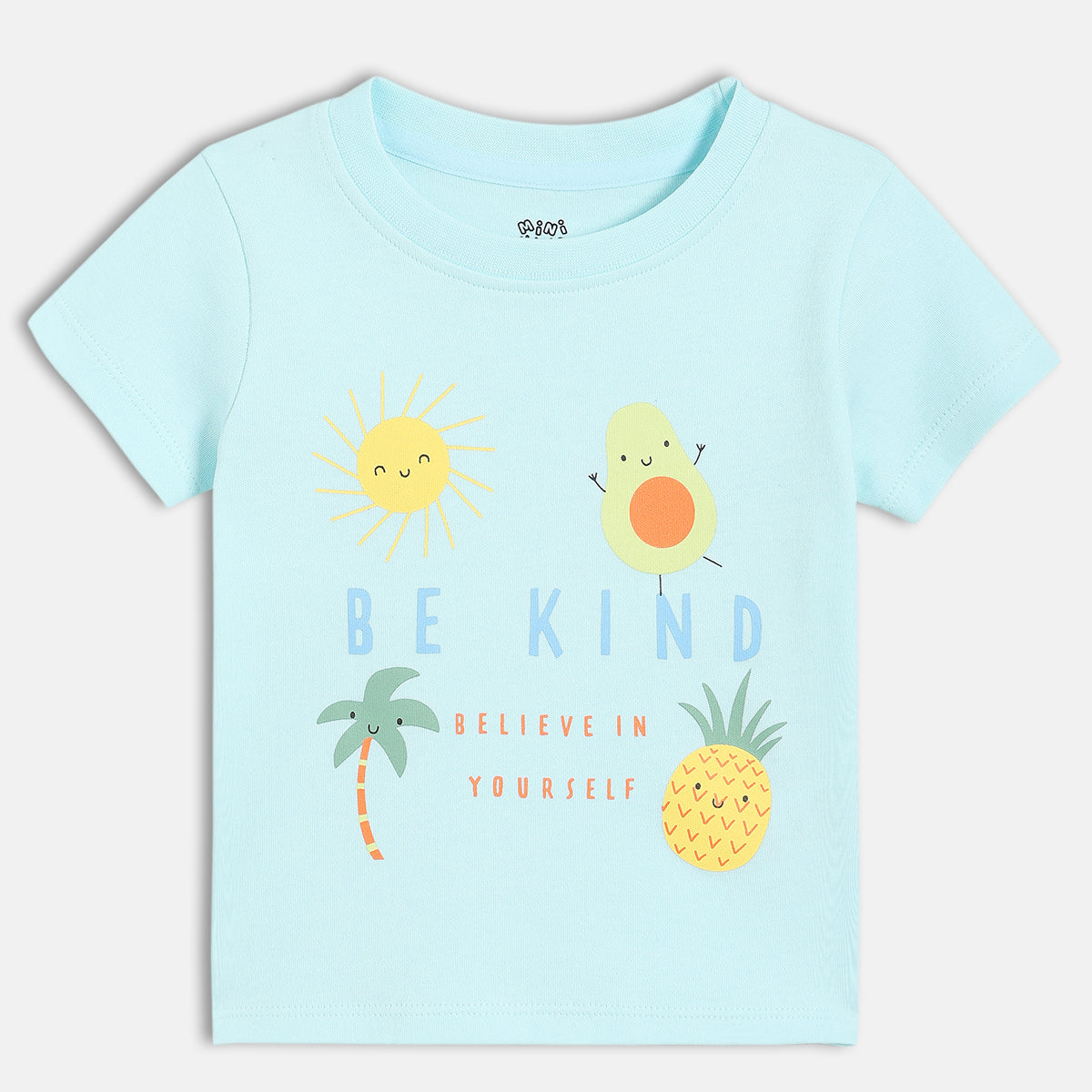 Baby Boys Graphic And All Over Print T-Shirt Pack Of 2, Blue And Green