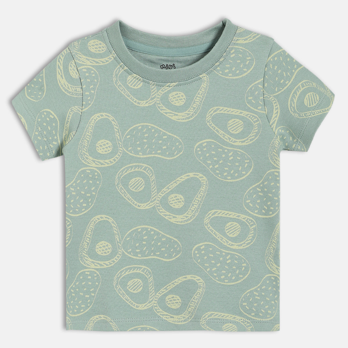 Baby Boys Graphic And All Over Print T-Shirt Pack Of 2, Blue And Green