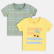 Boys Yellow/Green T-Shirt