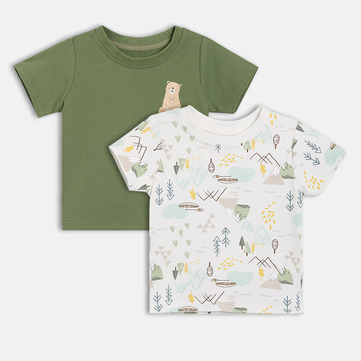 Boys Pack Of 2 T-Shirt - Multi