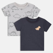 Boys Pack Of 2 T-Shirt - Multi