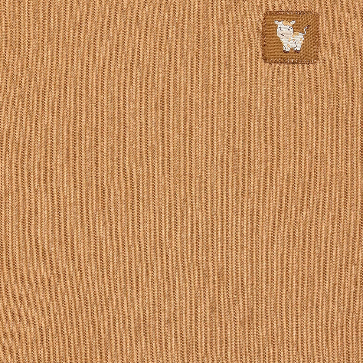 Baby Boys White and Camel Brown Cotton Farm Animal Printed and Appliqué T-Shirts Pack of 2 Regular Fit Casual Wear