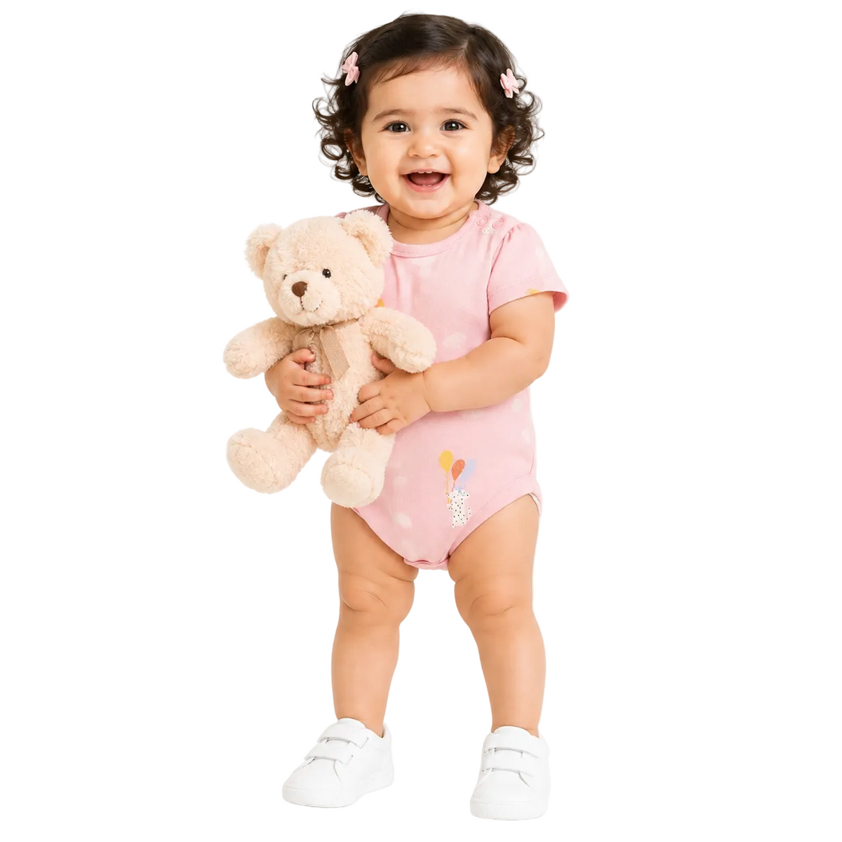 Girls Pink/Multi Body Suit