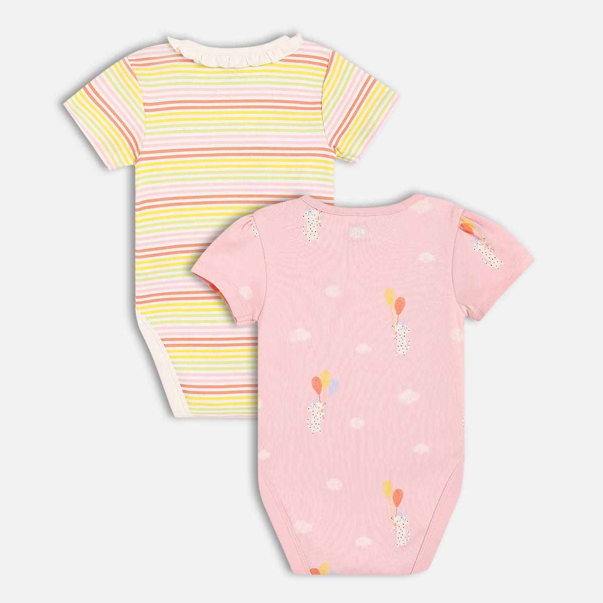 Girls Pink/Multi Body Suit