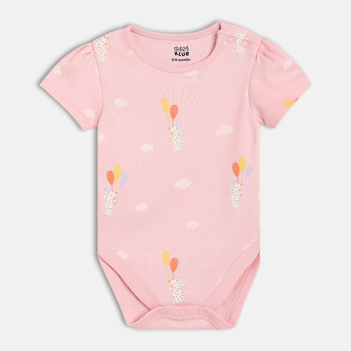 Girls Pink/Multi Body Suit