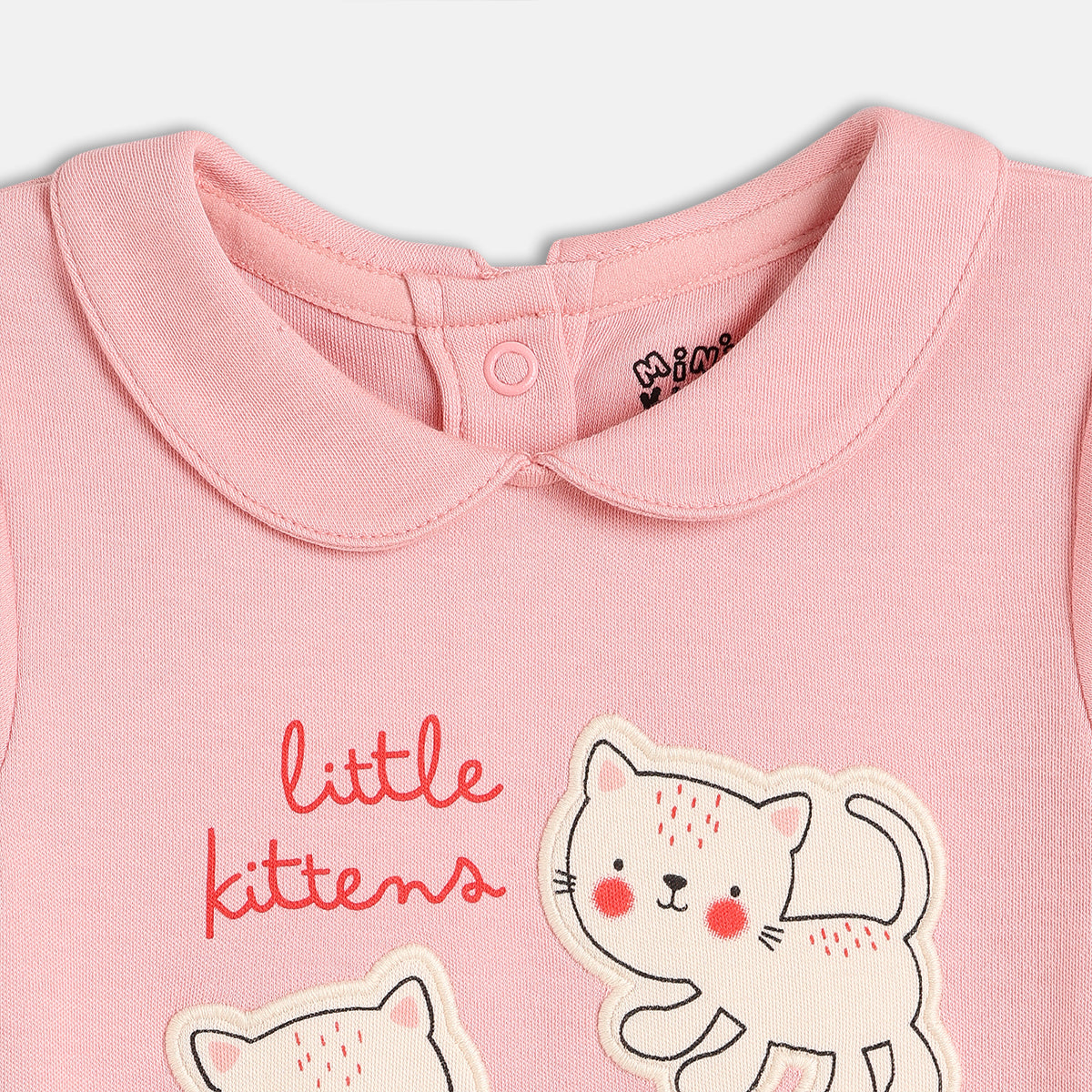 Girls Pink/White Body Suit