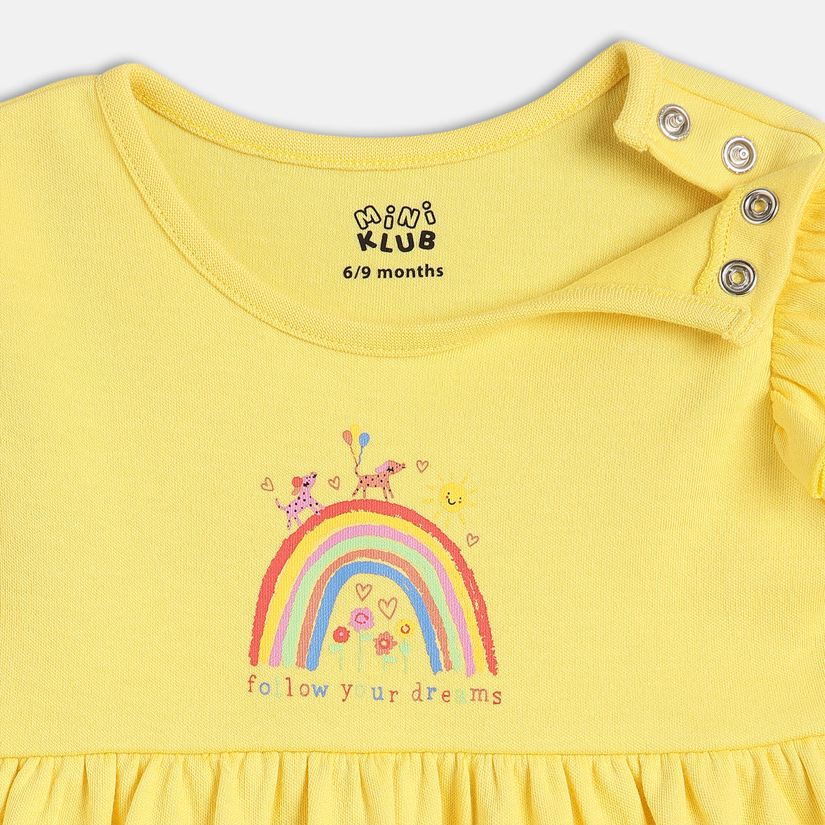 Girls Yellow/Green Dress