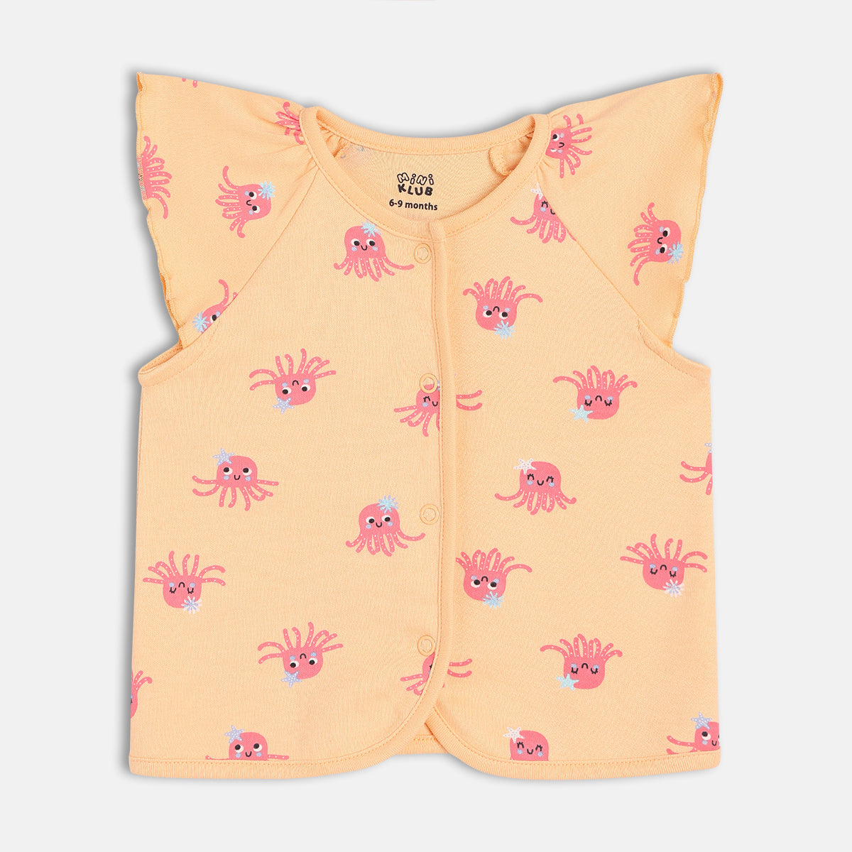 Girls Orange/Pink Front Open Front Open Vest