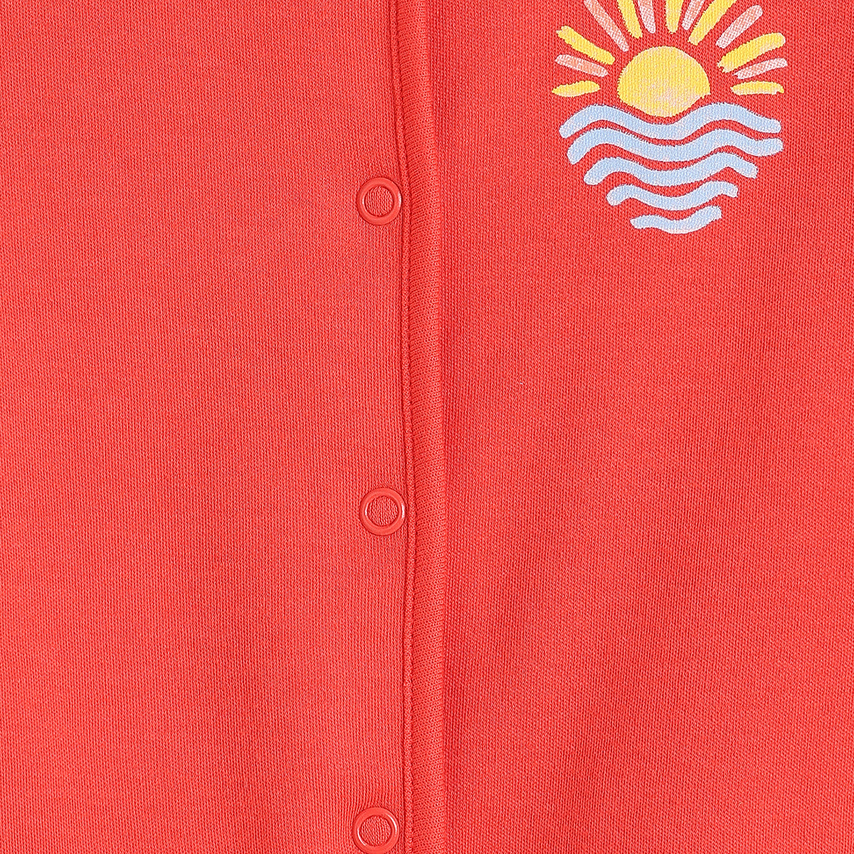 Girls Green/Red Front Open Vest