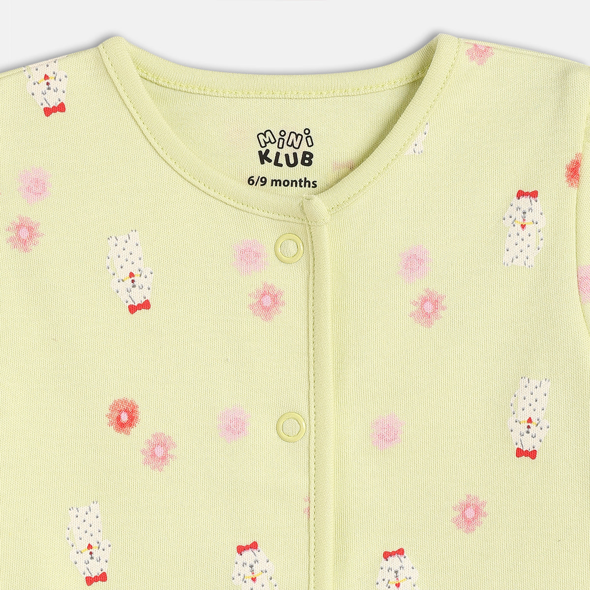 Girls Green/Red Front Open Vest