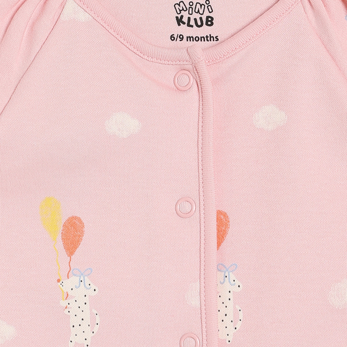 Girls Pink/White Front Open Vest