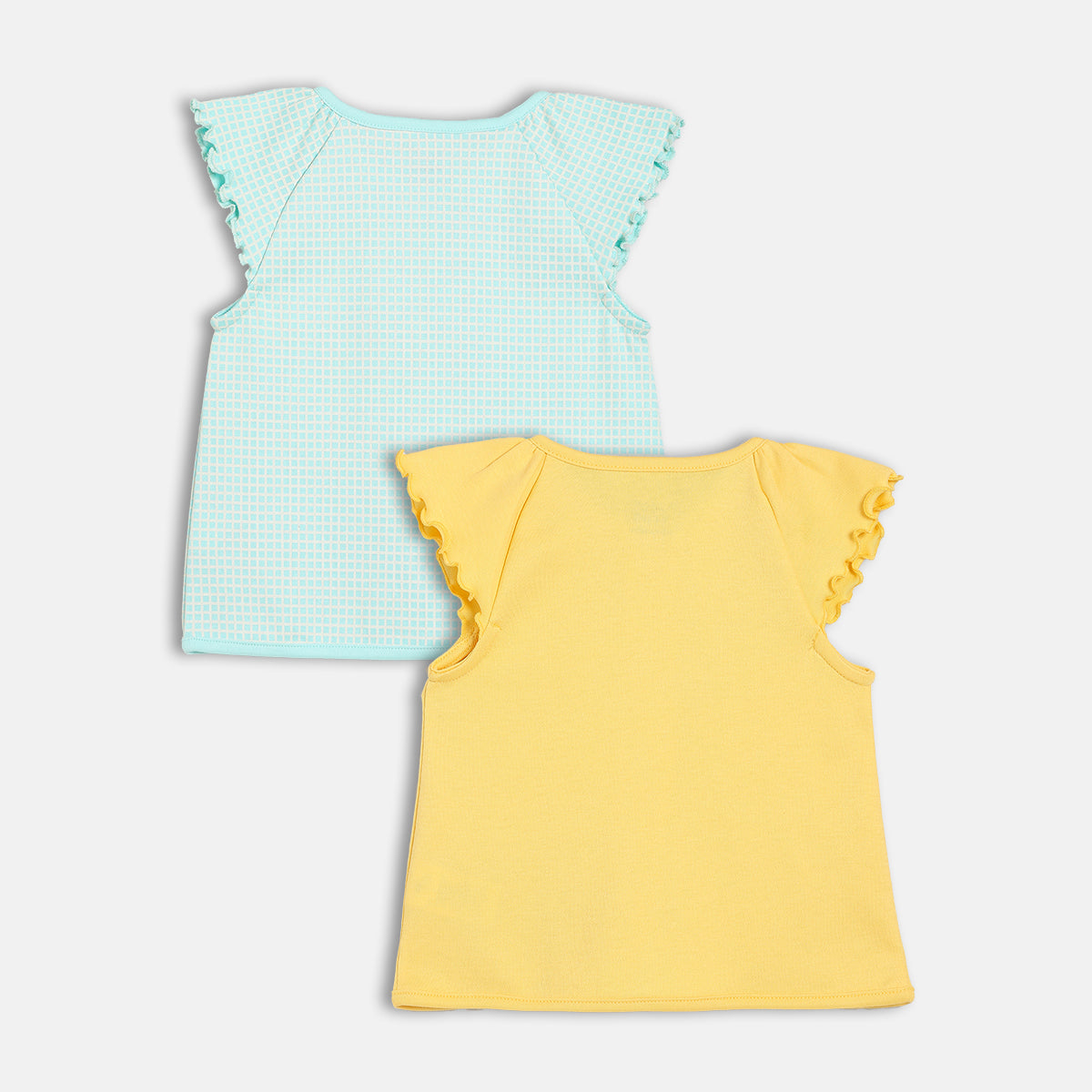 Front Open Vests - Blue & Mustard