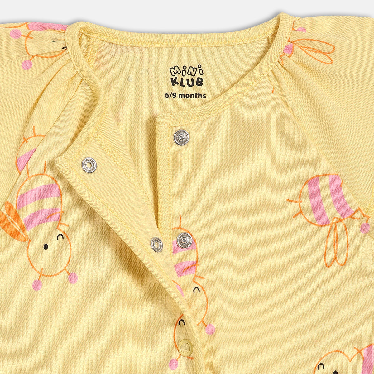 Girls Yellow/Red Front Open Vest