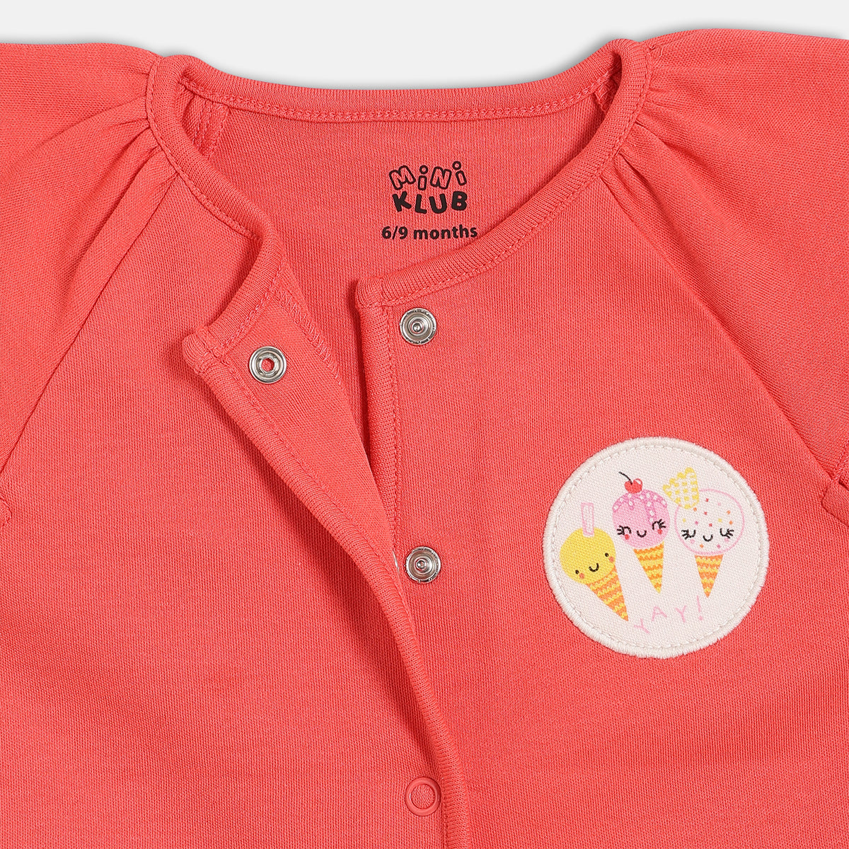 Girls Yellow/Red Front Open Vest