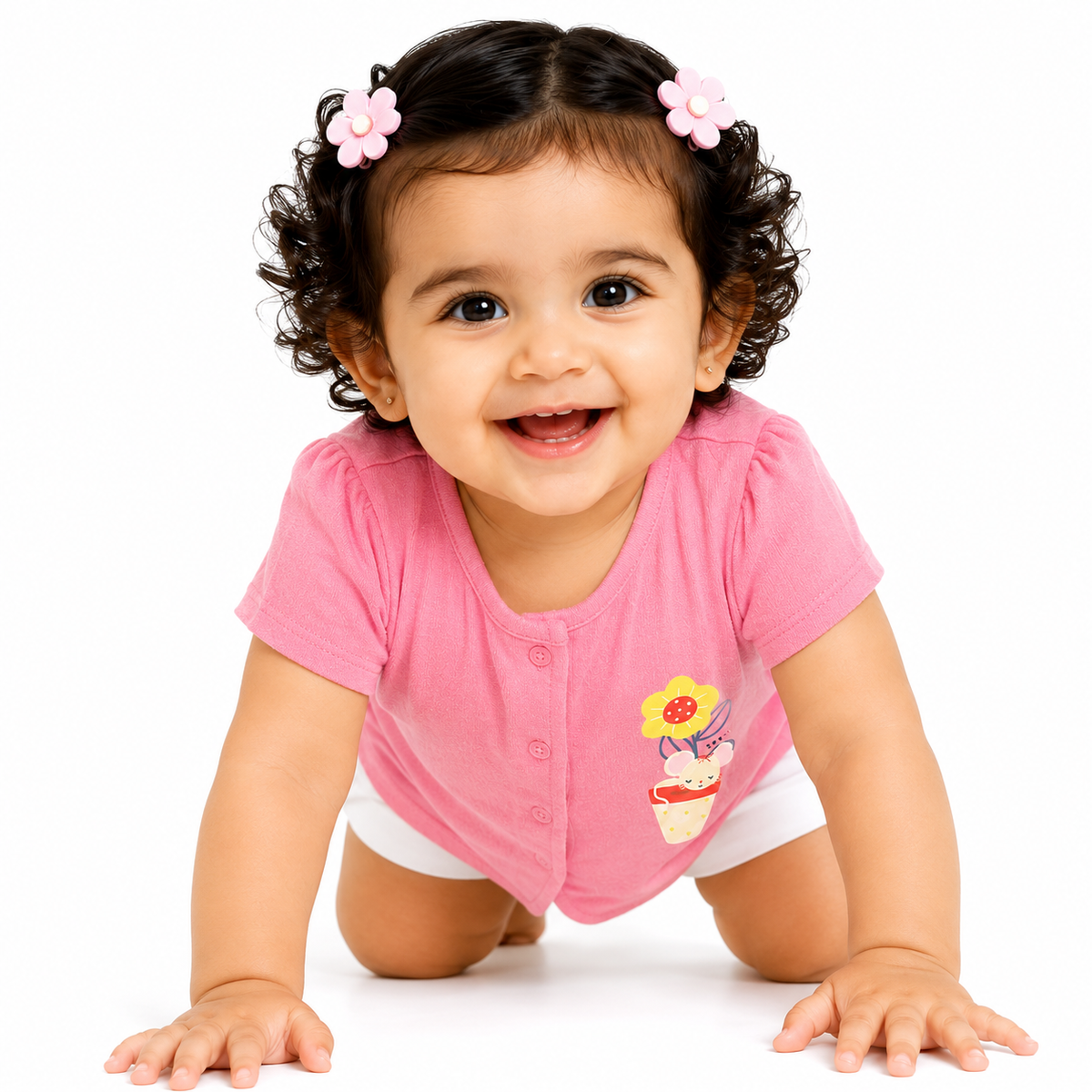 Girls Multi Front Open Vest