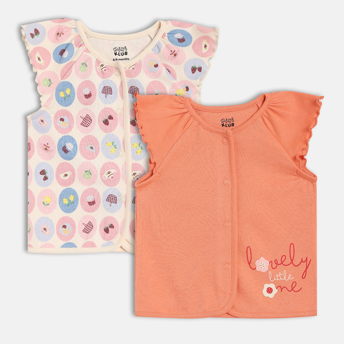 Girls Multi Front Open Vest