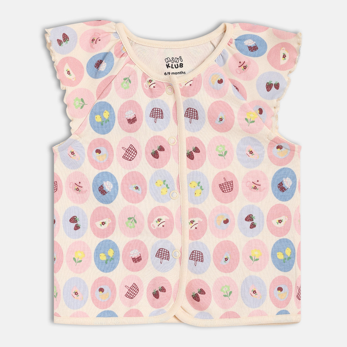 Girls Multi Front Open Vest