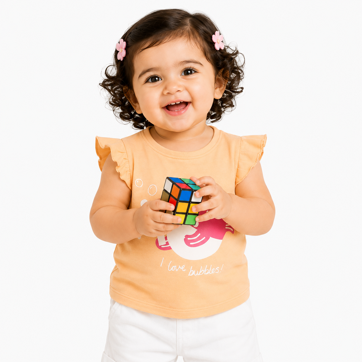 Girls Multi Knit Top