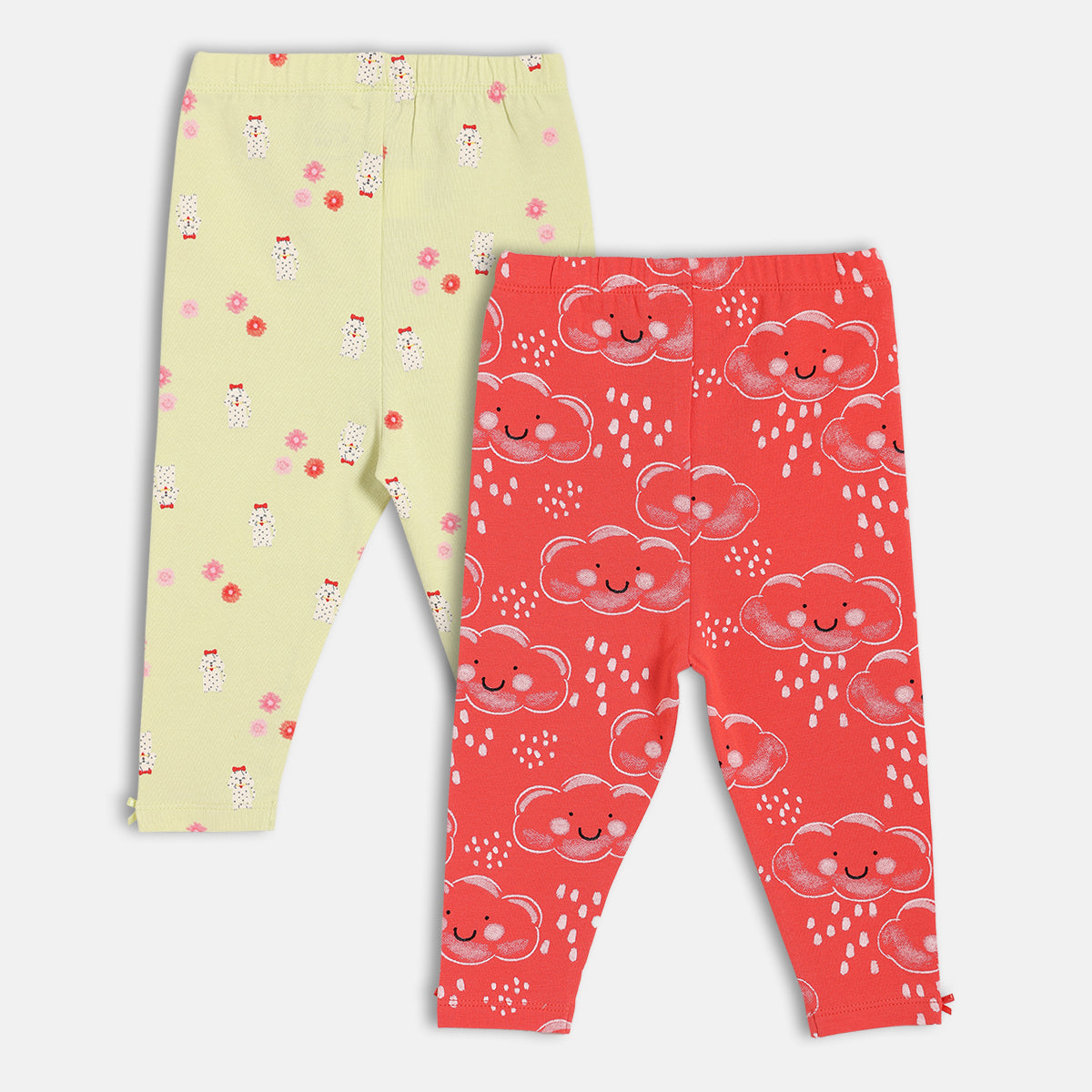 Girls Green/Red Legging