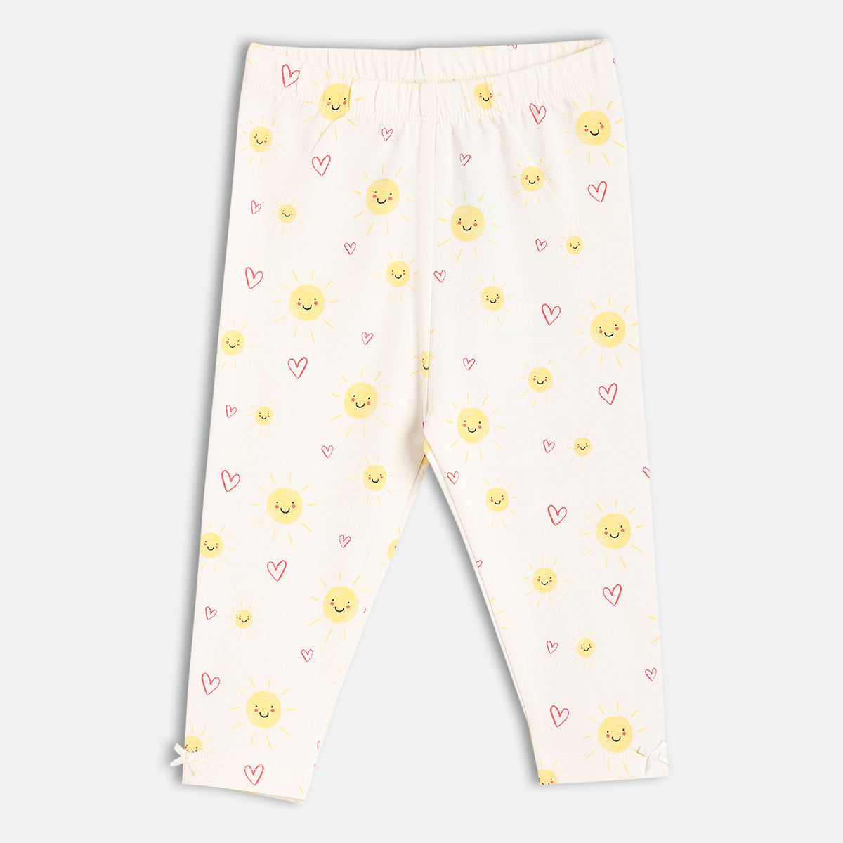 Girls Pink/White Legging