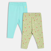 Girls Blue/Green Legging
