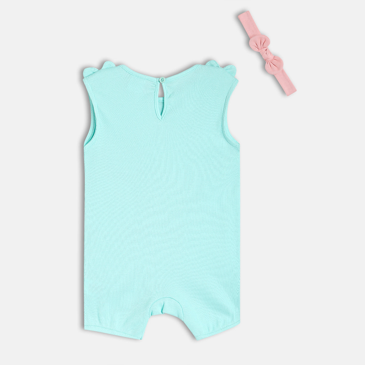 Girls Blue Sleeve Less Romper