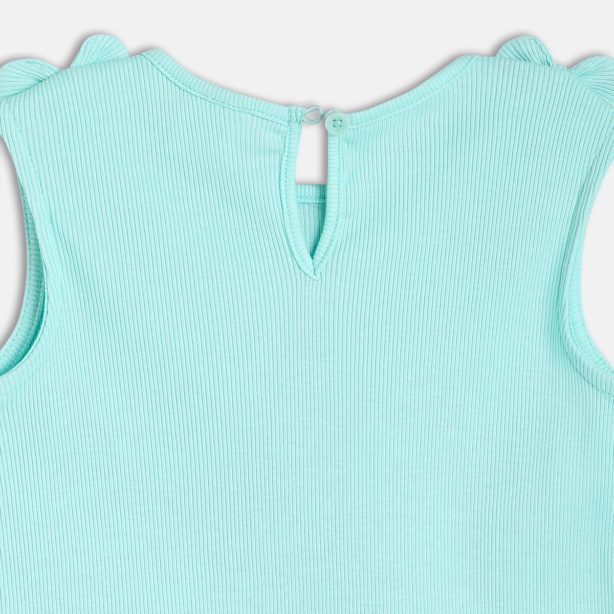 Girls Blue Sleeve Less Romper