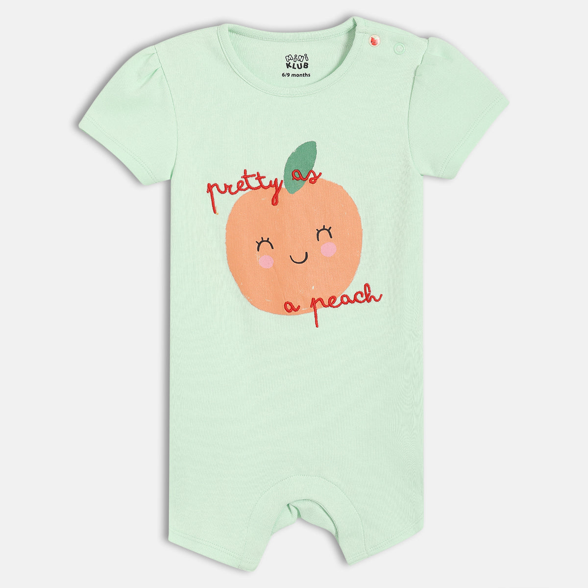 Girls Green/Pink Romper