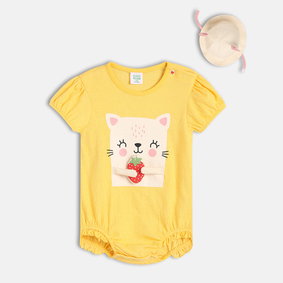 Girls Yellow Romper
