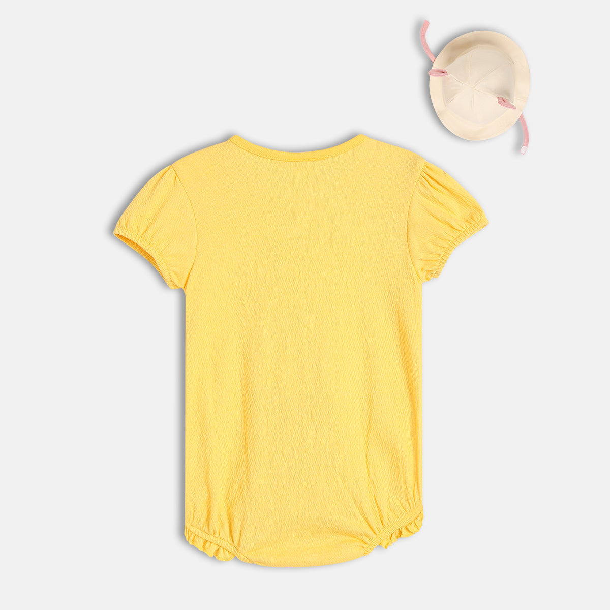 Girls Yellow Romper