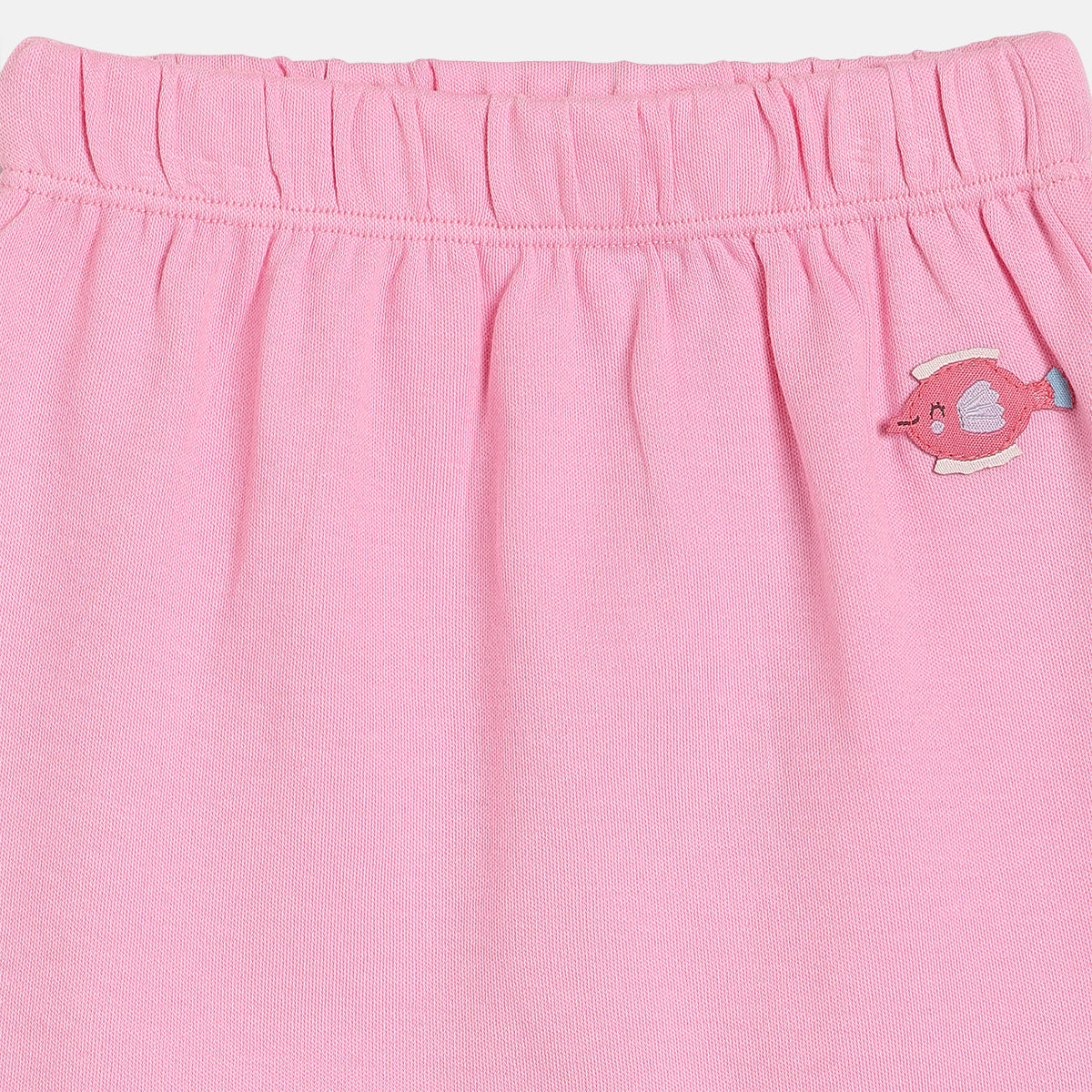 Girls Orange/Pink Elasticated Shorts