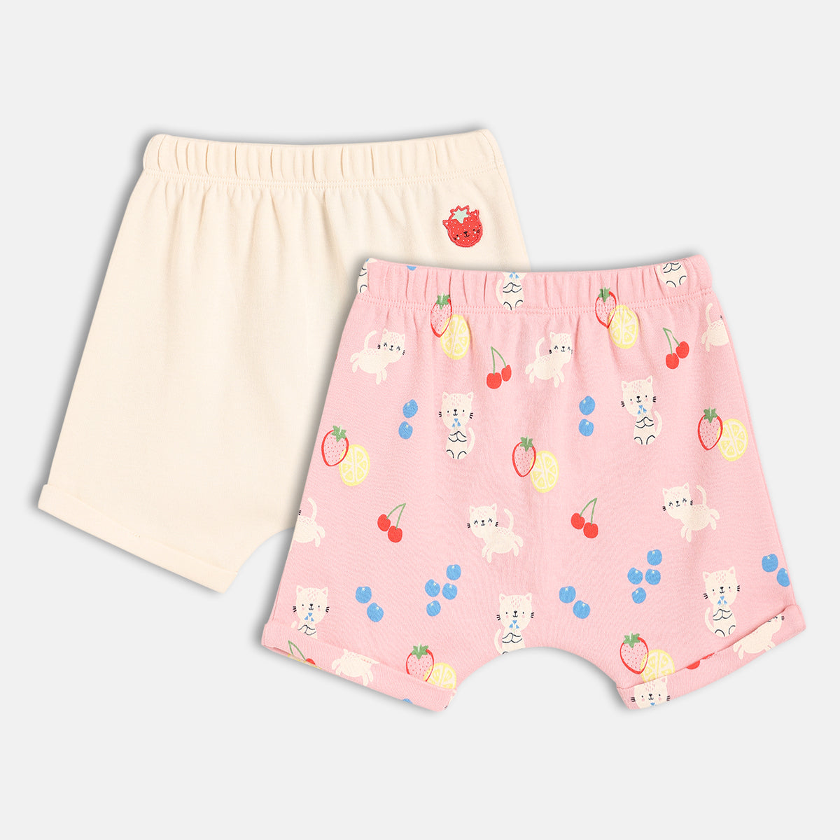 Girls Pink/White Shorts