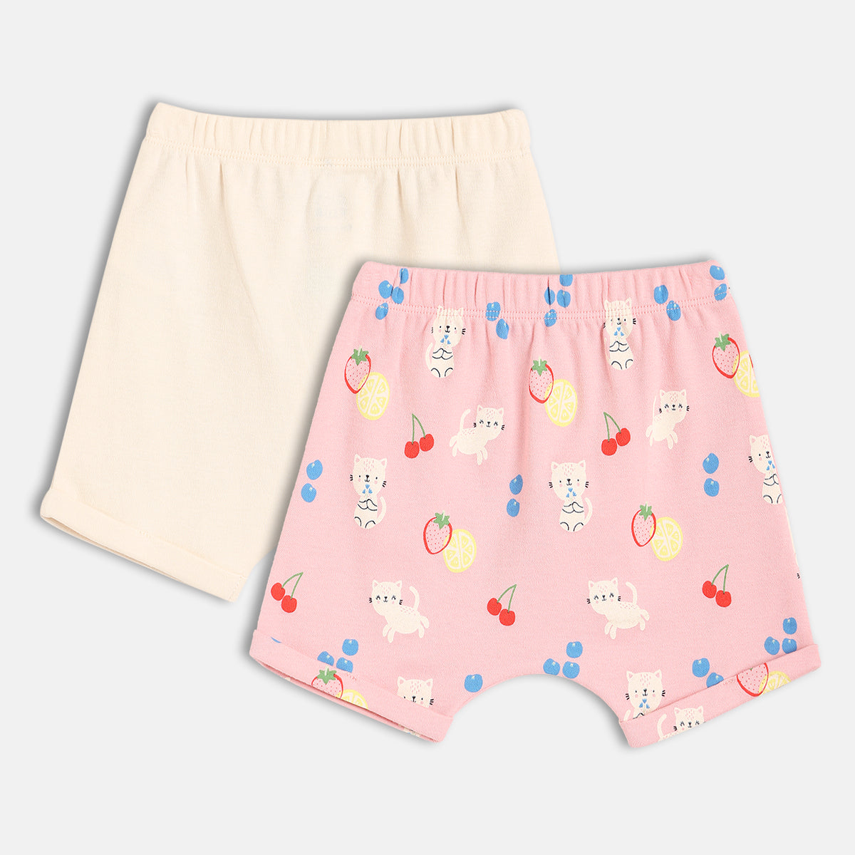 Girls Pink/White Shorts