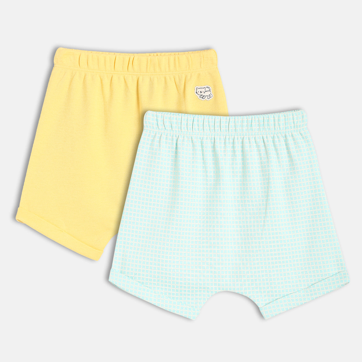 Girls Blue/Yellow Shorts