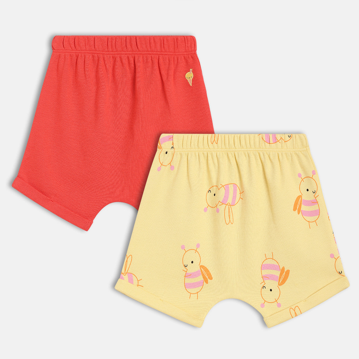 Girls Yellow/Red Shorts