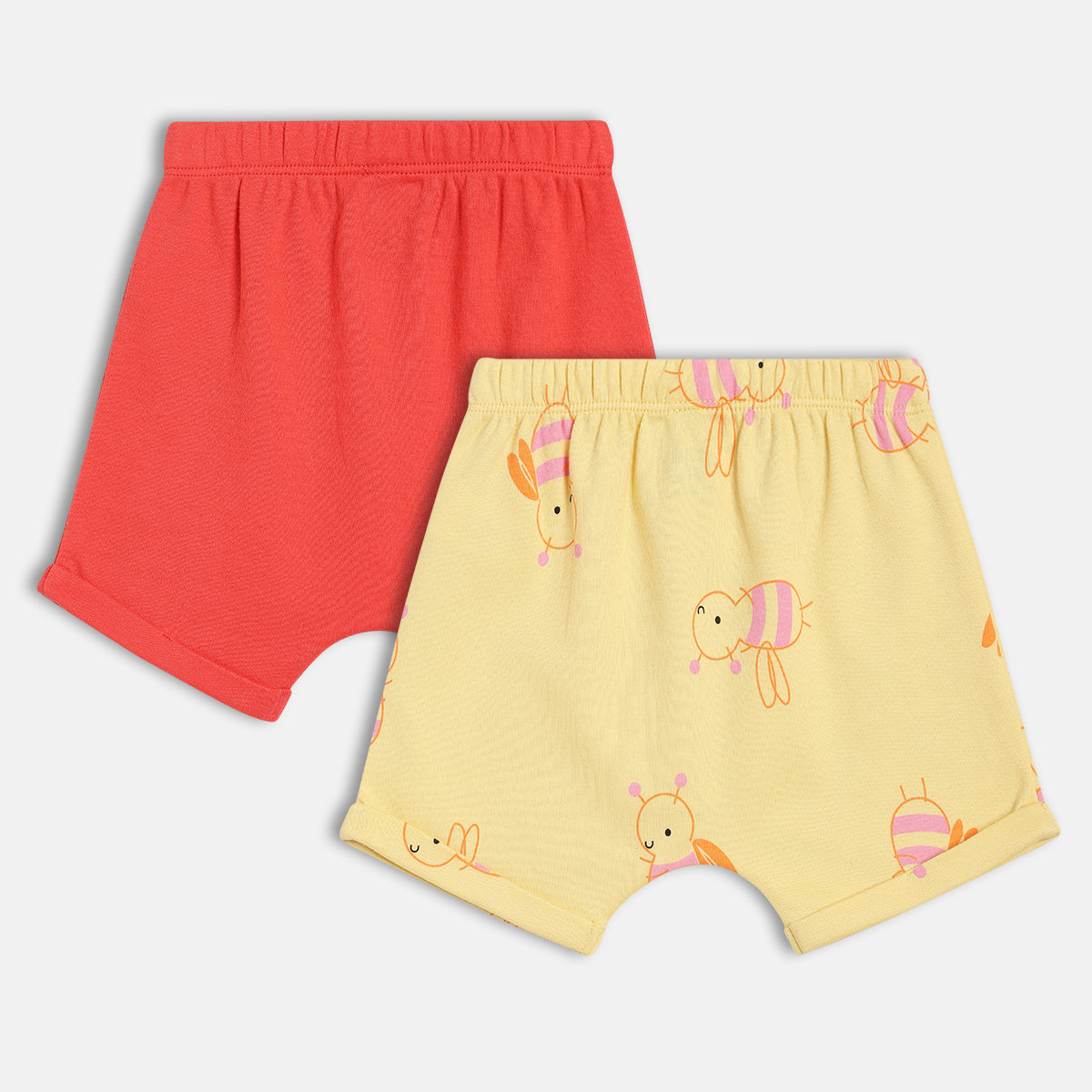 Girls Yellow/Red Shorts