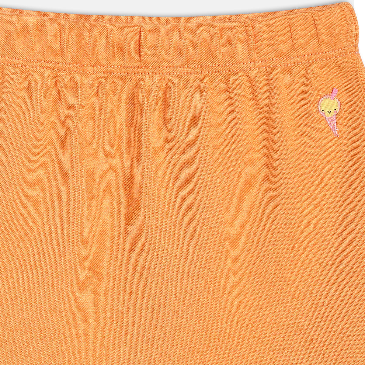 Girls White/Orange Shorts