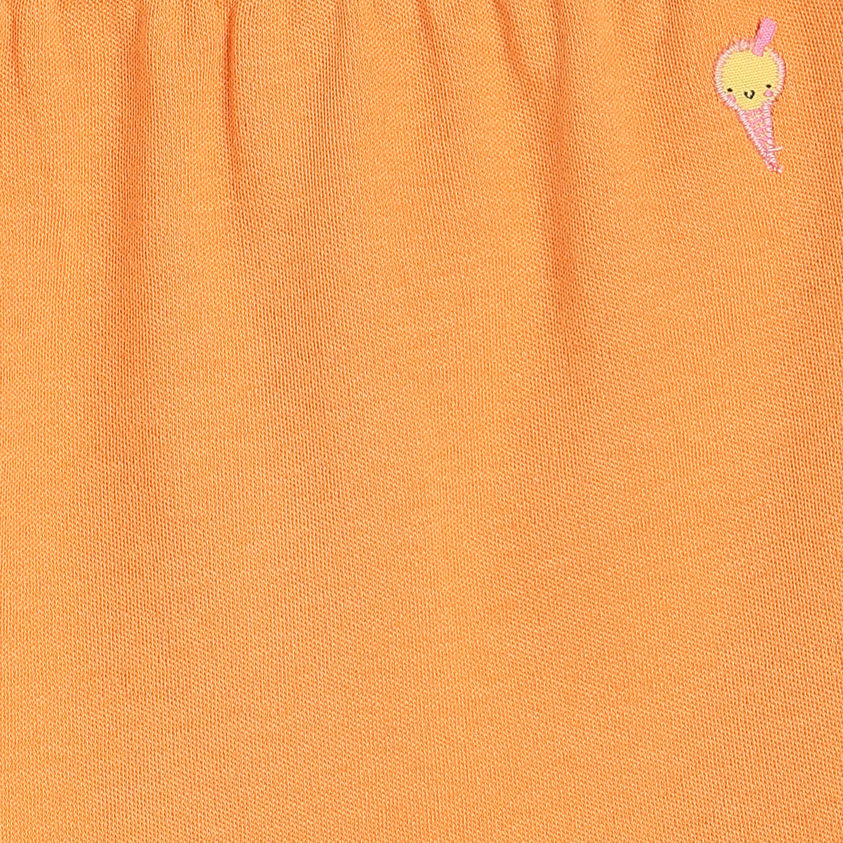 Girls White/Orange Shorts