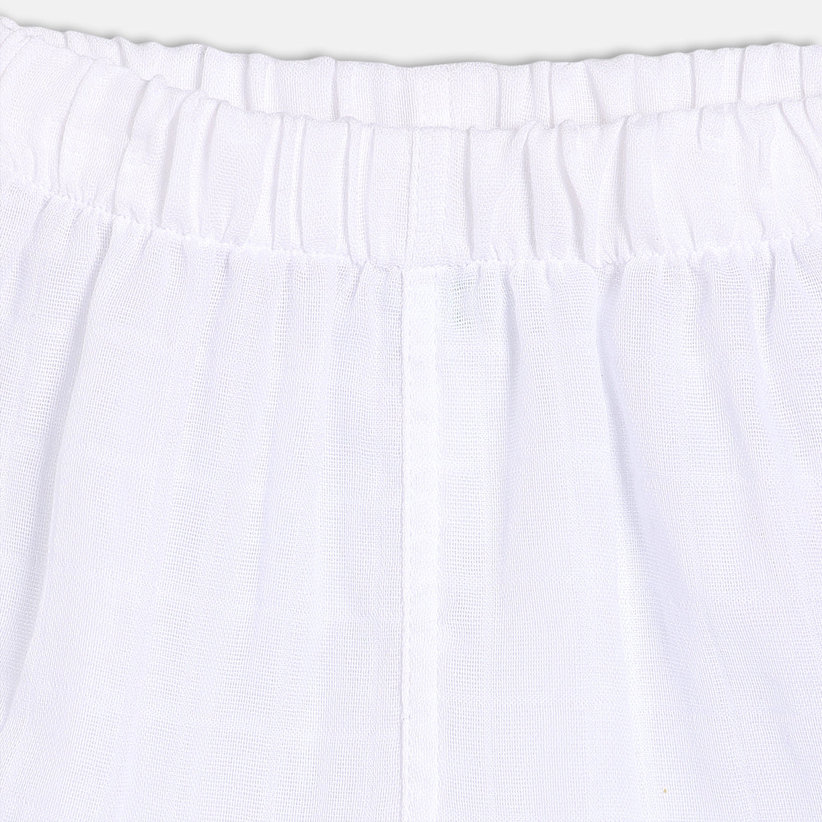 Solid & Wave Printed Shorts - Pink & White