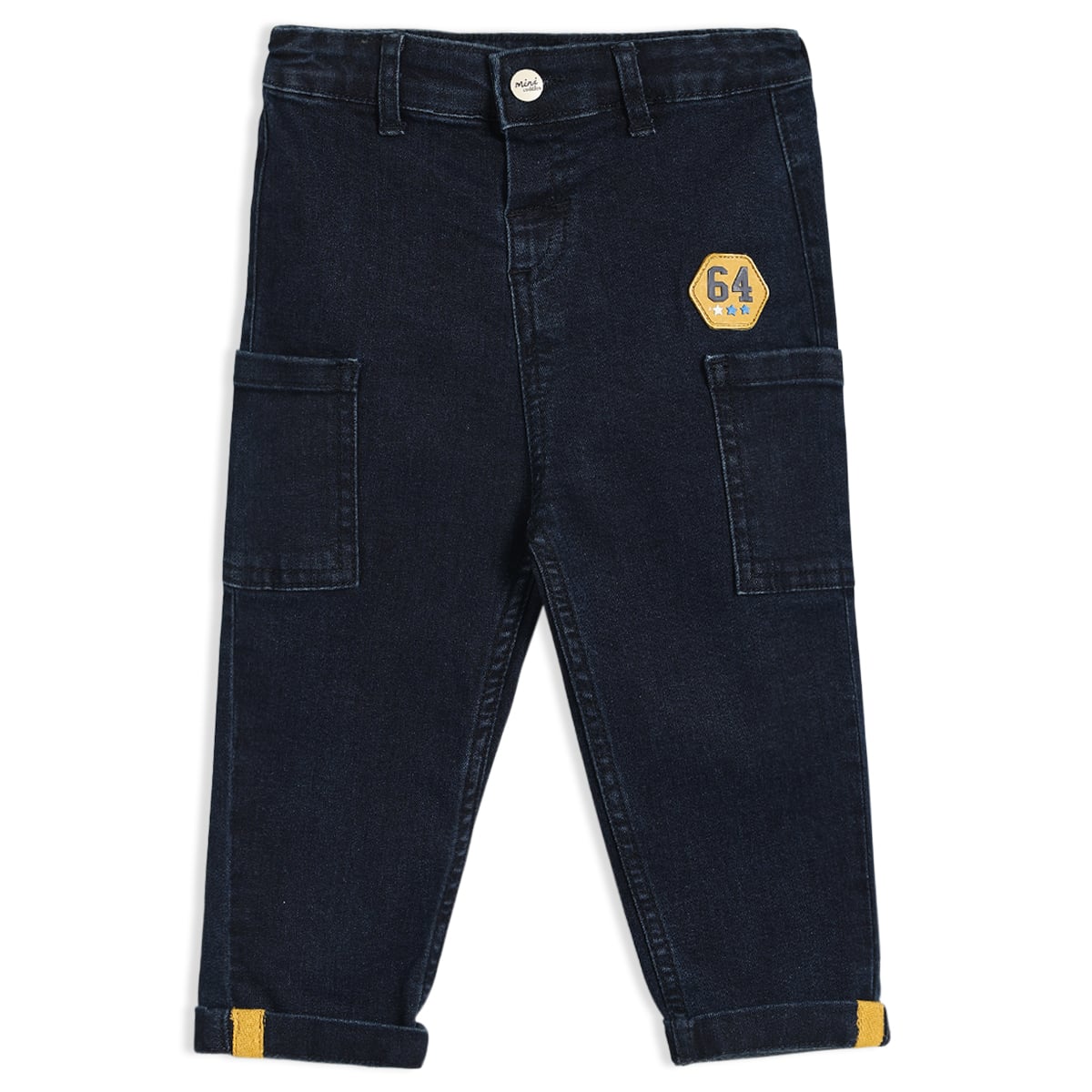 Baby Boys Polo T-Shirt, Denim Pant & Co-ord Set Outfit Bundle - Blue, Mustard & White