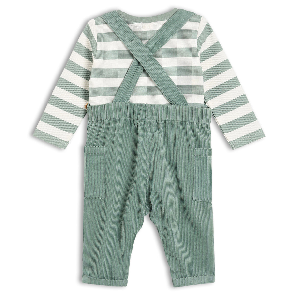 Boys Multi   Dungaree Set