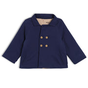 Baby Boys Solid Jacket, Navy Blue