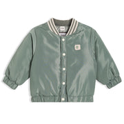 Boys Grey Collar Full Sleeve Jacket