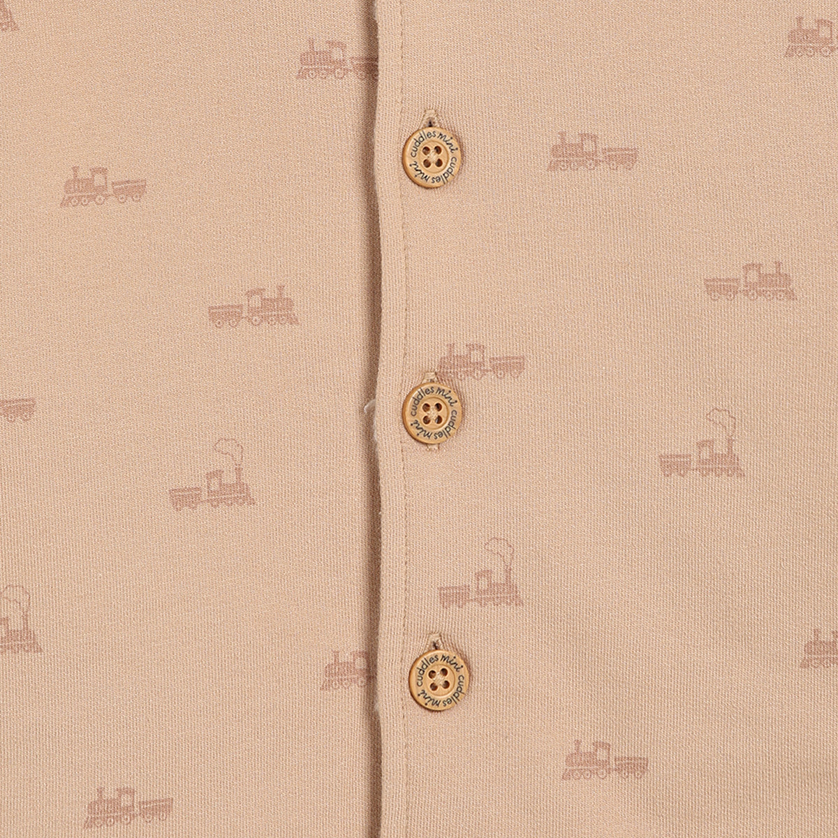 Boys Beige Hooded Full Sleeve Jacket