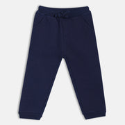 Boys Navy Elasticated Full Length Jogger